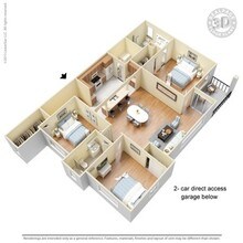3 Bed 2 Bath 2-Car Garage 1565 SqFt (1495 Net) 1265 floor plan